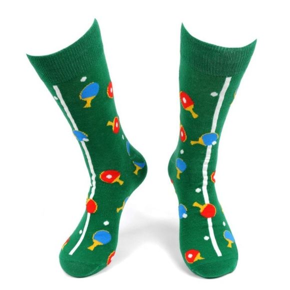 Men's Crew Socks - Ping Pong - NWT - Picture 2 of 8